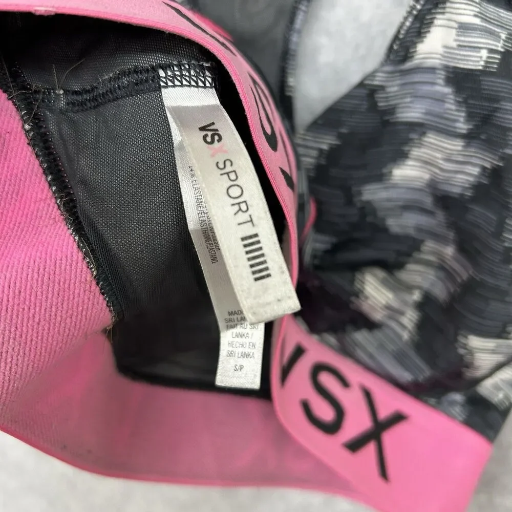 Victorias Secret VSX Sport Bra Small Black Compression